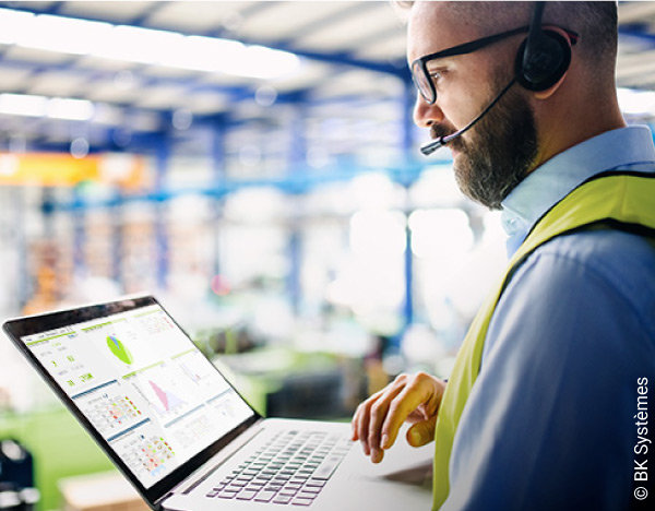 BK Systèmes WMS APS logiciel supply chain logistique gestion stock entrepôt