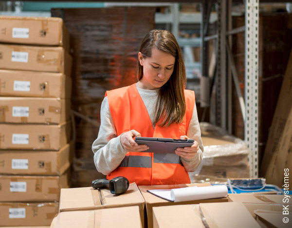 BK Systèmes WMS APS logiciel gestion stock logistique supply chain entrepôt