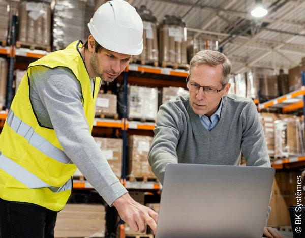 BK Systèmes WMS APS logiciel gestion stock logistique supply chain entrepôt