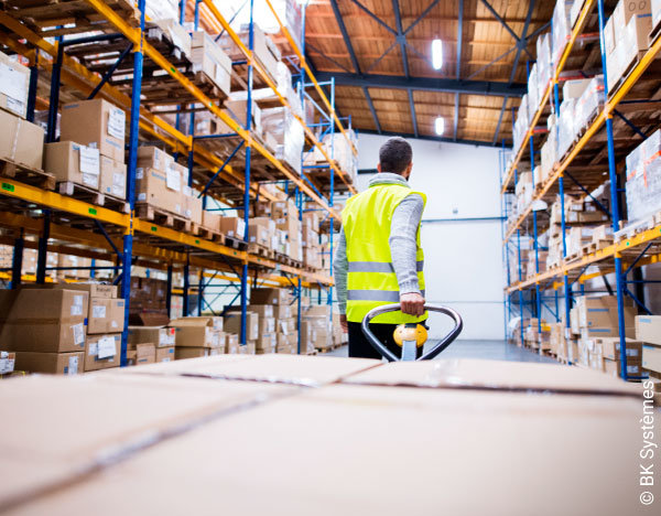 BK Systèmes WMS APS logiciel supply chain gestion logistique stock entrepôt