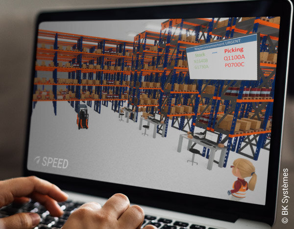 Speed 3D : Jumeau Numérique de Speed WMS